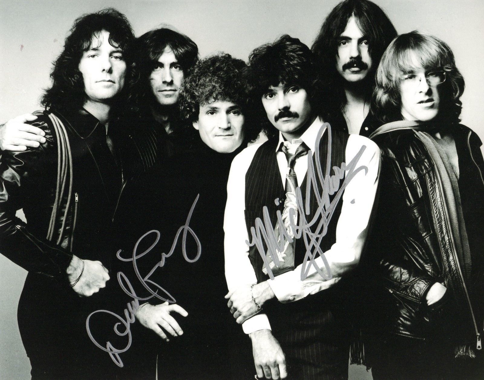 GFA Jefferson Starship * MICKEY THOMAS & DAVID * Signed 8x10 Photo Poster painting AD2 COA