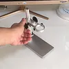 CNC Solid Aluminum Microscope Stand, 35mm Lens Holder with Coarse & Fine Focus Adjustment for Digital Industrial Microscope PCB Repair