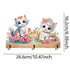 (US Local)Cat DIY Diamond Painting Hanging Hook Wall Hooks No Hole Punching Wall Decor