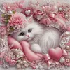 (Multi-Style) Flowers Cats-11CT Stamped Cross Stitch 50*50cm/19.69*19.69in tapestrymarket