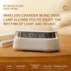 Colorful Wireless Bluetooth Speaker Smart Clock Alarm