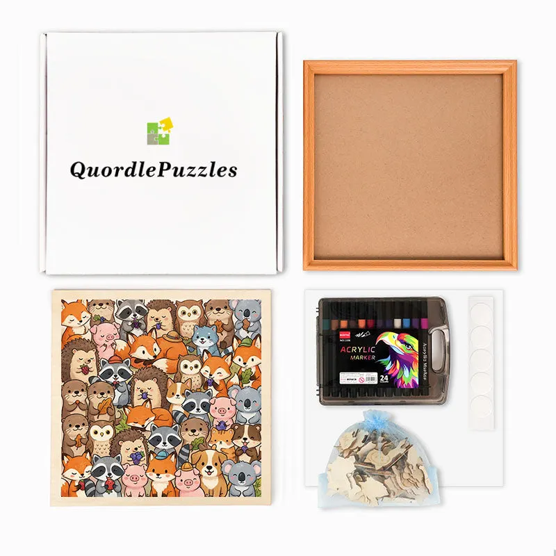 Original kit photo. Coloring supplies vary by selected option.
