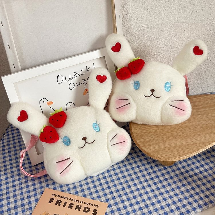 Strawberry Bunny crossbody bag