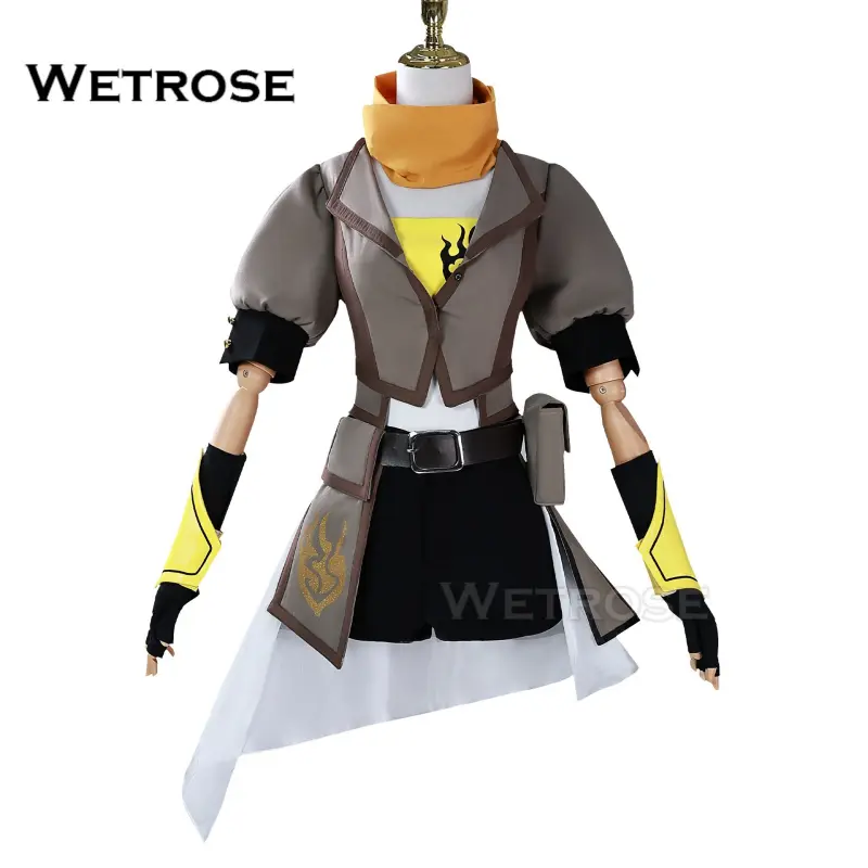 [Wetrose] In Stock Yellow RWBY Yang Xiao Long Anime Full Set Cosplay Costume