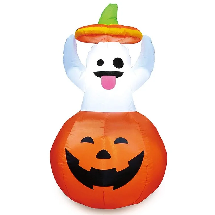 Halloween Ghost in Pumpkin Inflatable