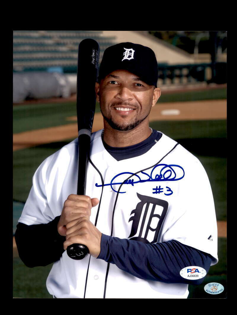 Gary Sheffield PSA DNA Coa Signed 8x10 Photo Poster painting Tigers Autograph