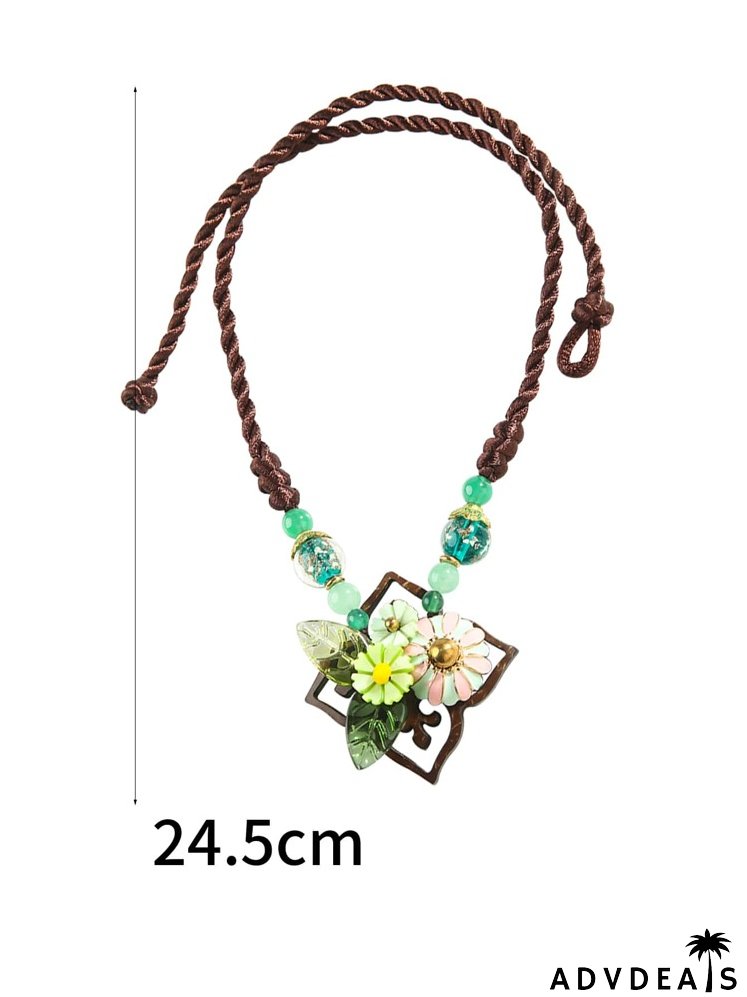 Flower Decor Necklace