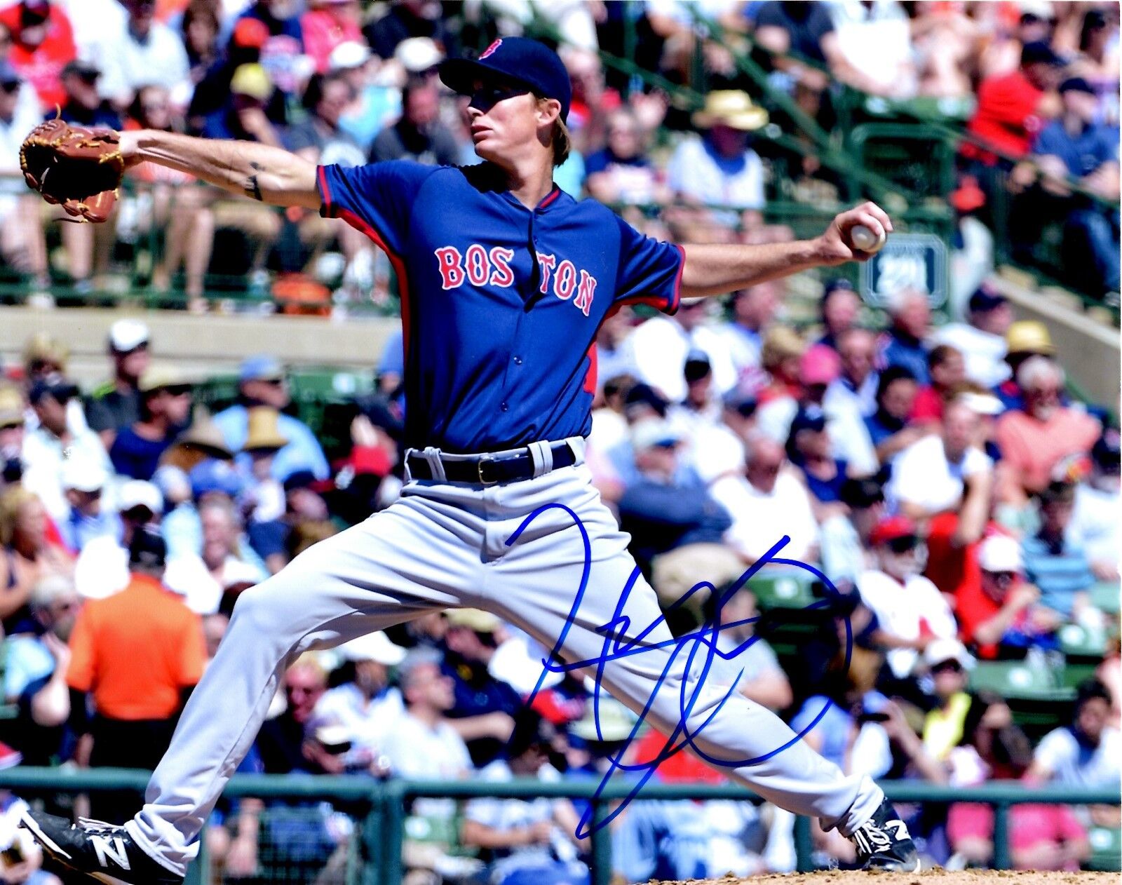 Signed 8x10 HENRY OWENS Boston Red Sox Autographed Photo Poster painting - COA