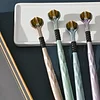 Three-sided toothbrush, carbon gold soft bristle U-shaped toothbrush