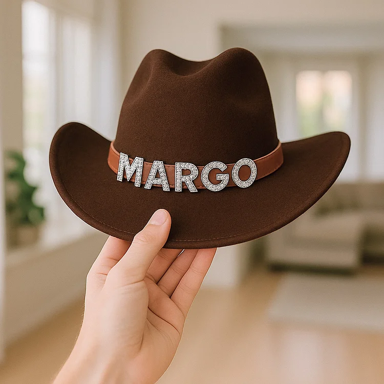 Toddler Cowgirl Hat Custom Toddler Cowboy Hat For Kids  Personalized Rhinestone Cowgirl Hat For Girls Boys  Sparkly Cowboy Hat For Women Men Birthday Party