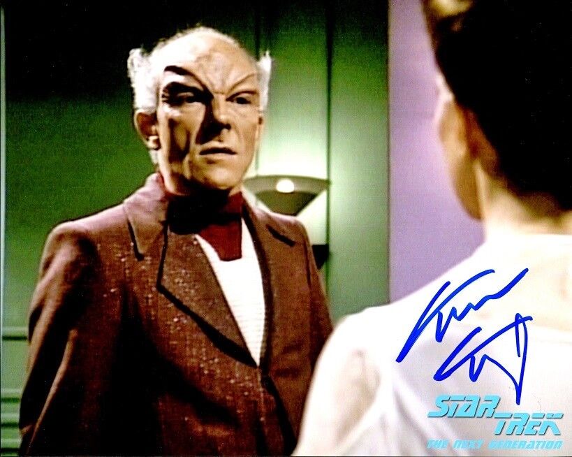 MARK MARGOLIS In-person Signed Photo Poster painting - Star Trek: The Next Generation