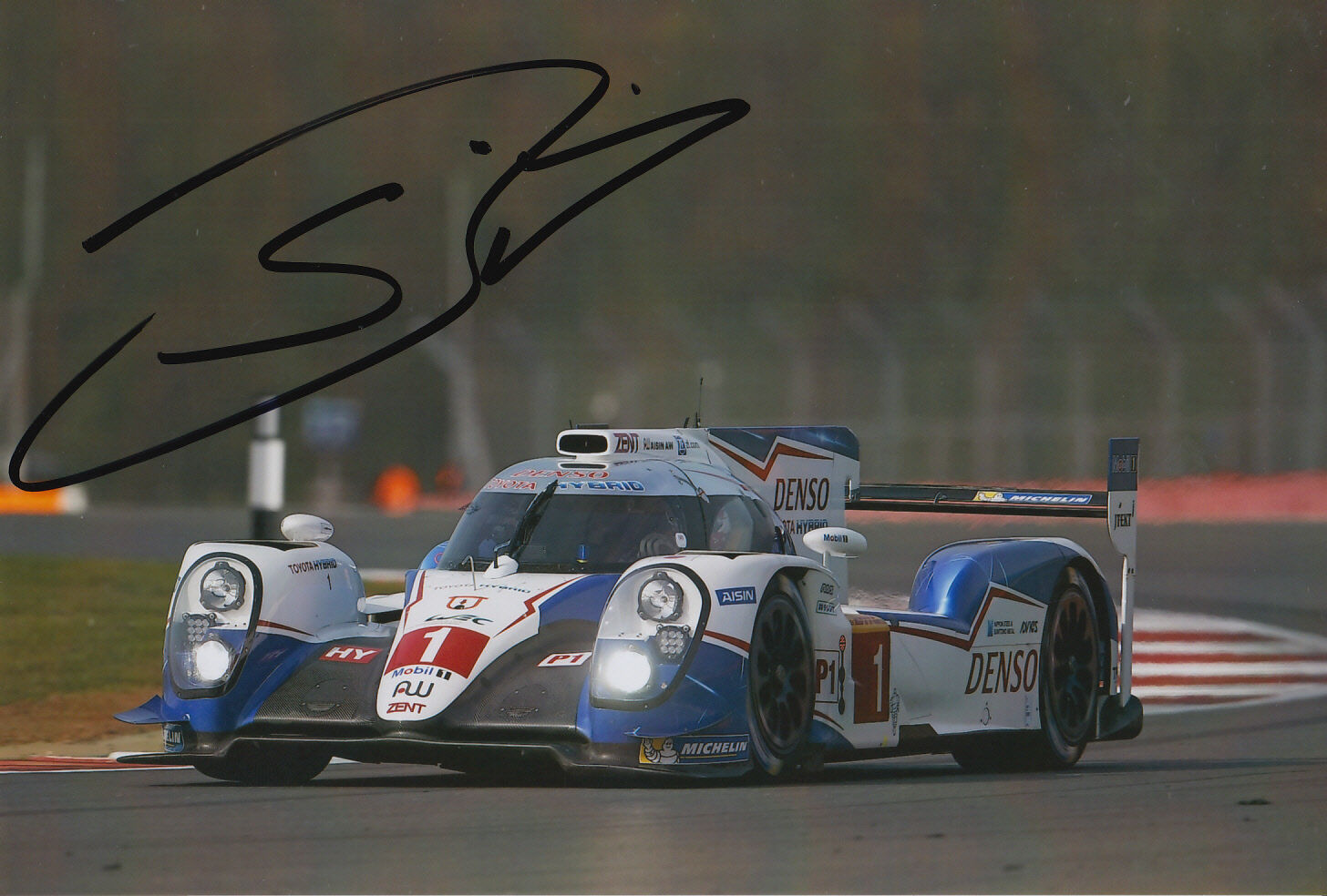 Sebastien Buemi Toyota Hand Signed 7x5 Photo Poster painting 2015 Le Mans 4.