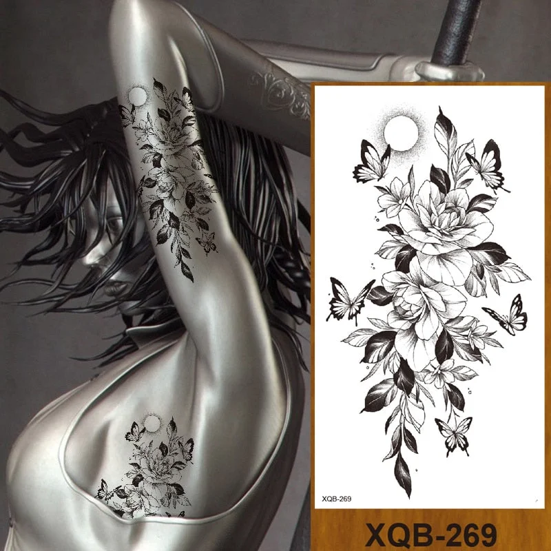 Waterproof Temporary Flash Tatoo Hand back Arm art Tattoos for boy Women Men Tattoo Sticker eagle Crow Gothic eye Fake Tatto