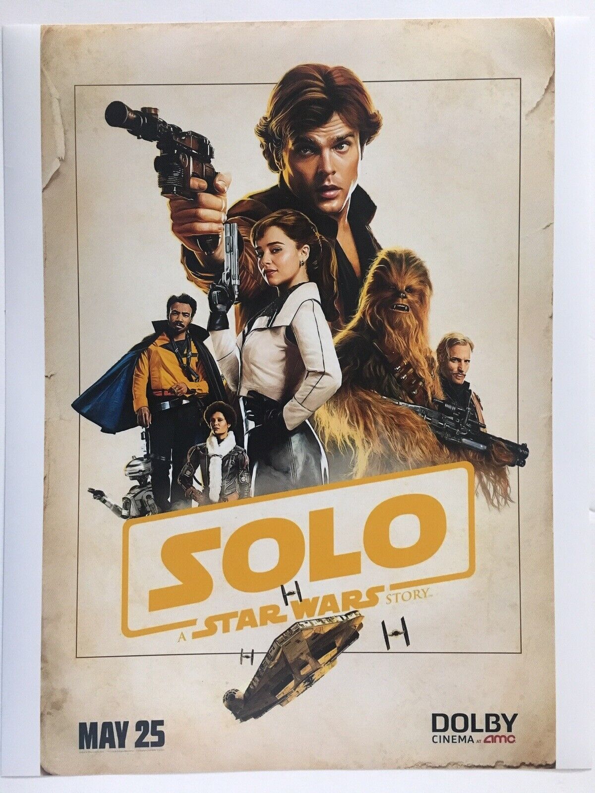 Solo A Star Wars Story Movie Poster Photo Poster painting 11x14 Photo Poster paintinggraph Print Emilia Clarke