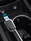 2 in 1 Wireless CarPlay Android Auto Adapter Plug & Play for Factory Wired Cars