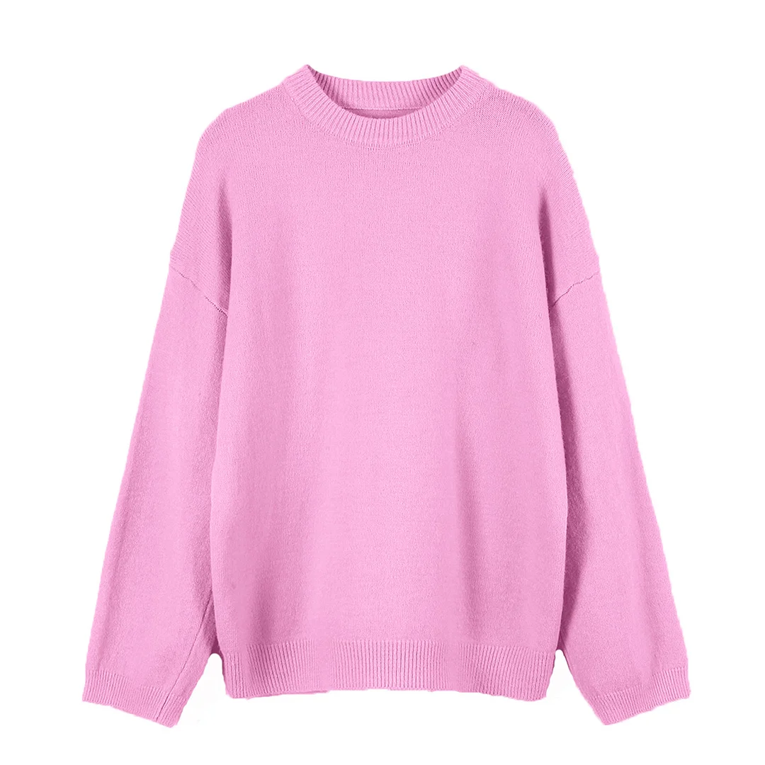 Athvotar Athvotar Soft-Gried Gray Sweater Woman 2025 Autumn And Winter Loose Thick Sheep Velvet Collar Knitted Shirt