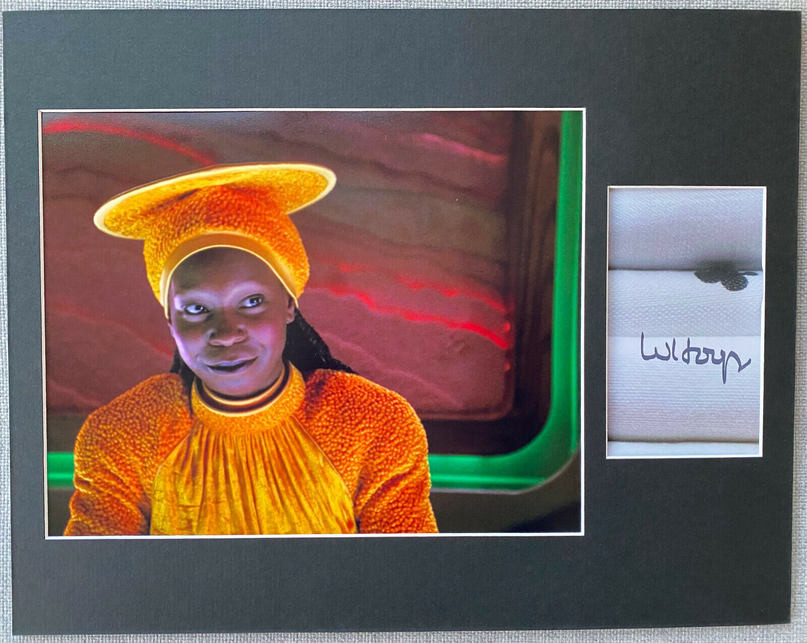 Whoopi Goldberg Signed Autograph Photo Poster painting Display - Star Trek: The Next Generation