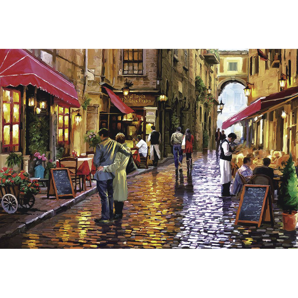 

Coffee Street - 1000 Pieces Jigsaw Puzzle, 501 Original