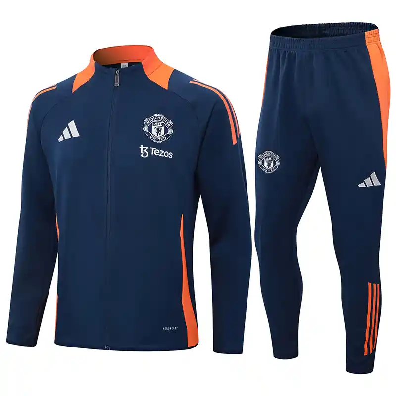 24/25 Manchester United Royal Blue Track Jacket