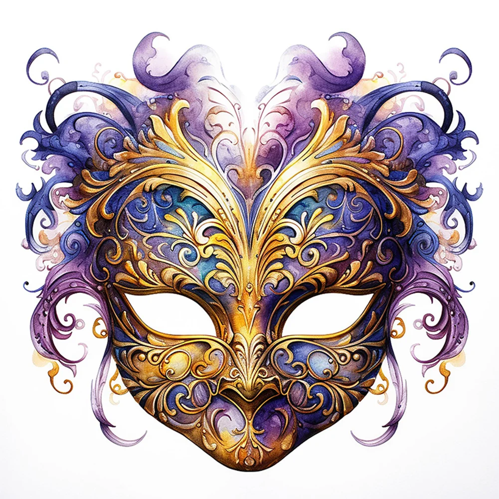 DIY Stamped Cross Stitch 11CT Full Embroidery 40*40cm - Mask