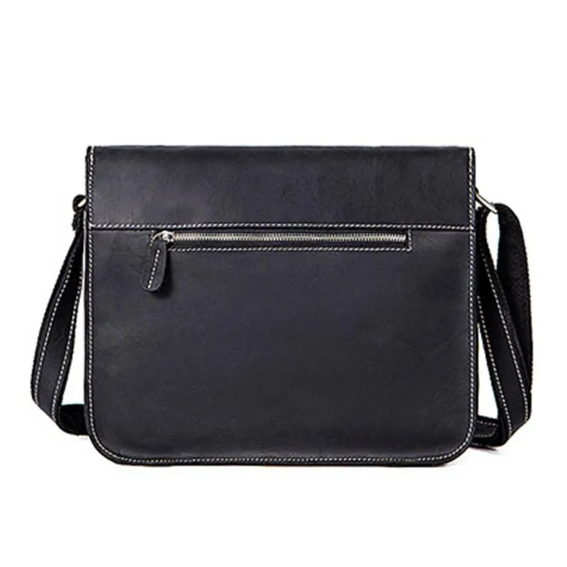 Mens Classic Business Large Capacity Vintage Leather Briefcase