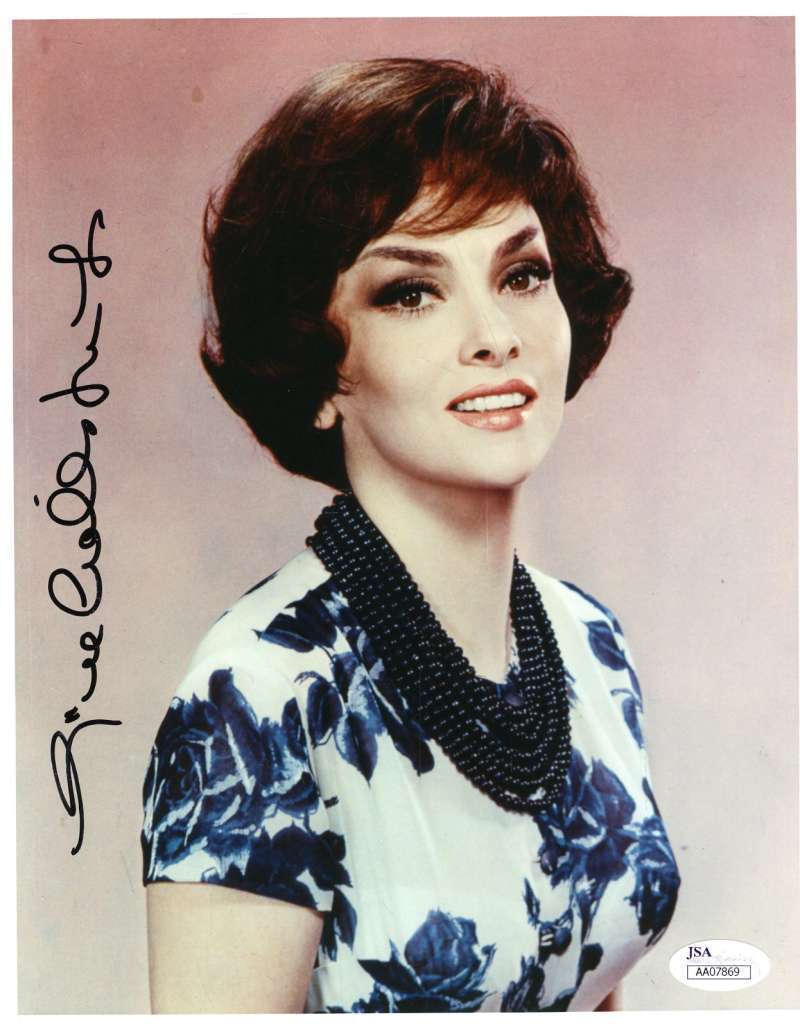 Gina Lollobrigida Jsa Coa Autograph 8x10 Photo Poster painting Hand Signed Authentic