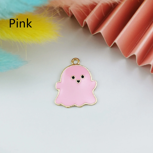 Bulk 10 30 Cartoon Halloween Skull Charm Pendant,Ghost Charms For Handmade Earring Necklace Bracelet Jewelry