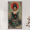 Ancient Style Girl-11CT Stamped Cross Stitch 40*80cm/15.75*31.5in (Big Size)