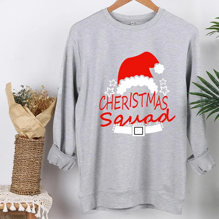 Christmas Squad  Sweatshirt-613803-Annaletters