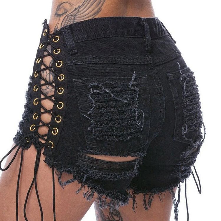 Sexy Lace Up Shorts
