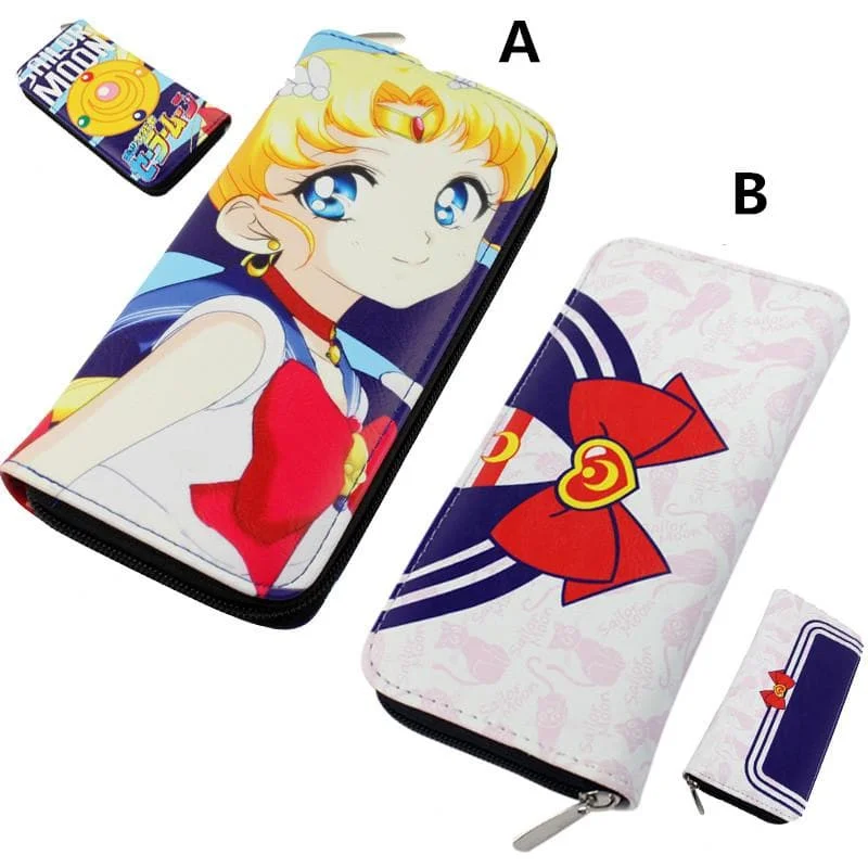 [Sailor Moon] Tsukino Usagi Kawaii Zipper Wallet Purse SP164900