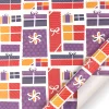 Colorful Birthday Heart Gift Packaging Wrapping Paper