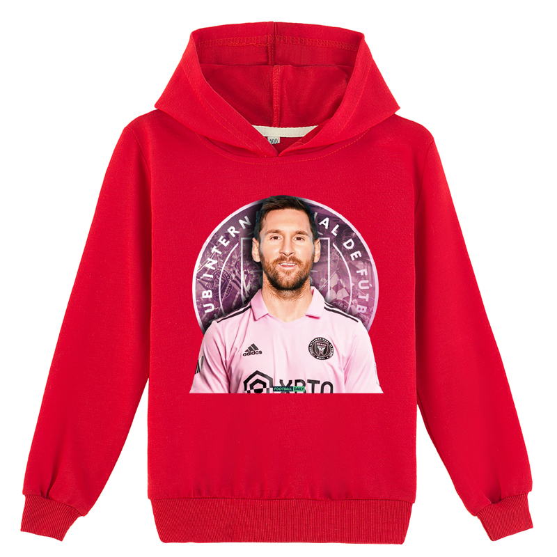 Mayoulove Messi Style Hoodie for Kids - Unisex Soccer Fan Gear, Perfect for Boys  Girls, Sporty and Stylish-Mayoulove