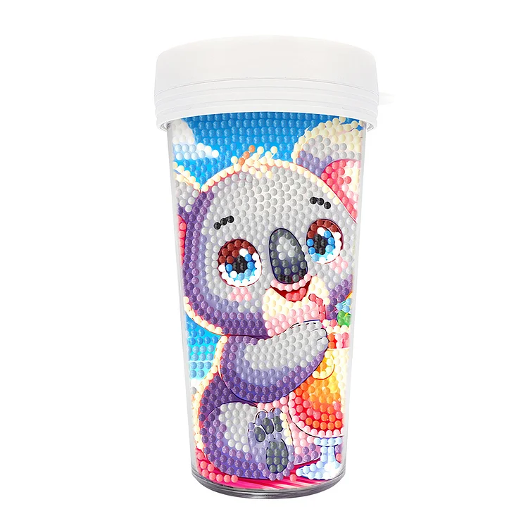 470ml Cool Summer Diamond Decorate Water Bottle DIY Art for Kids Adults
