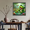 (40*40cm)Frog Sparrow - Full Round Drill Diamond Painting