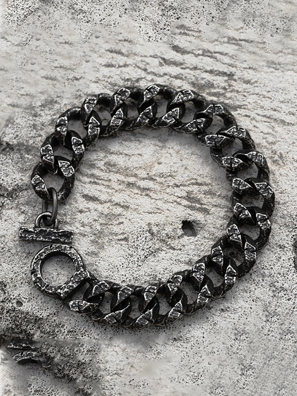 Men's Vintage Personalized Engraved Bracelet