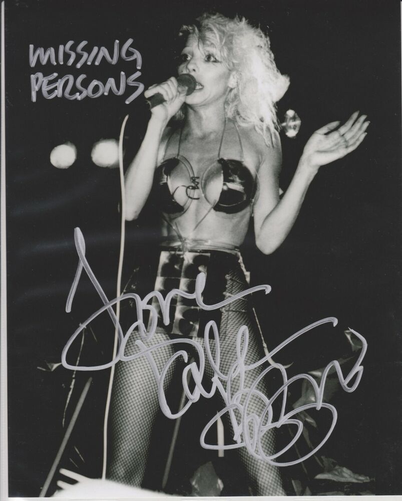 Dale Bozzio Missing Persons Original Signed 8x10 Photo Poster painting #14 At Hollywoodshow