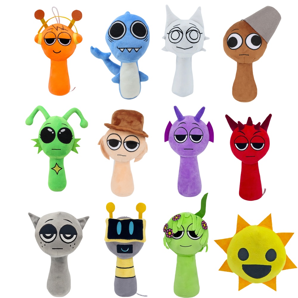 Sprunki Plush  | Sprunki  Plushies Toys 12PCS