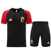 2025 Belgium Black  Short-Sleeve Training Kit