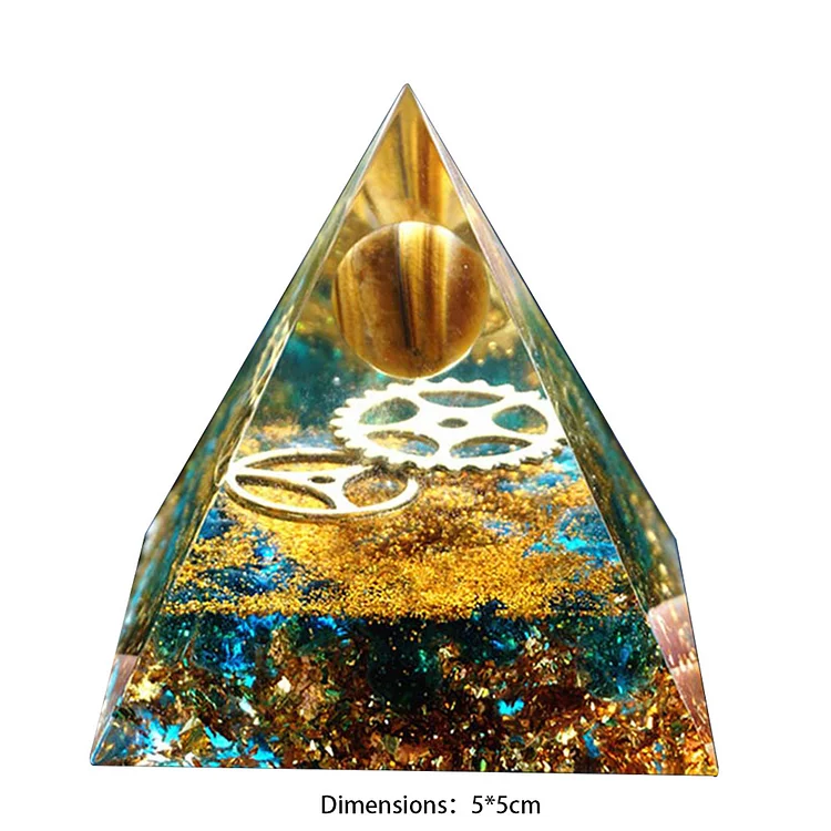 Natural Crystal Pyramid Healing Stone Chakra Reiki Home Office Decor (G)
