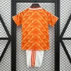 Retro 1988 Kids Netherlands Soccer Jersey Home
