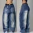 Lindacameron fall casual outfits women 2025 American Y2K New Fashion Trend Flare Jeans Women Street Casual Loose Low Waist Slim Wide-leg Pants Harajuku Joker Punk Jeans
