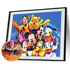 5D DIY Full Square Drill Diamond Painting Cartoon Mouse Bear Cross Stitch