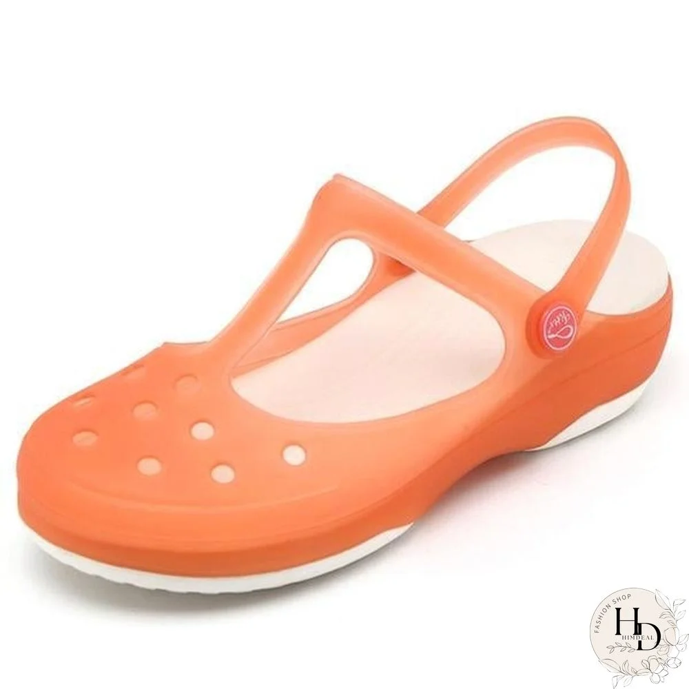 Summer Women Mules Clogs Beach Breathable Sweet Slippers Sandals Jelly Shoes