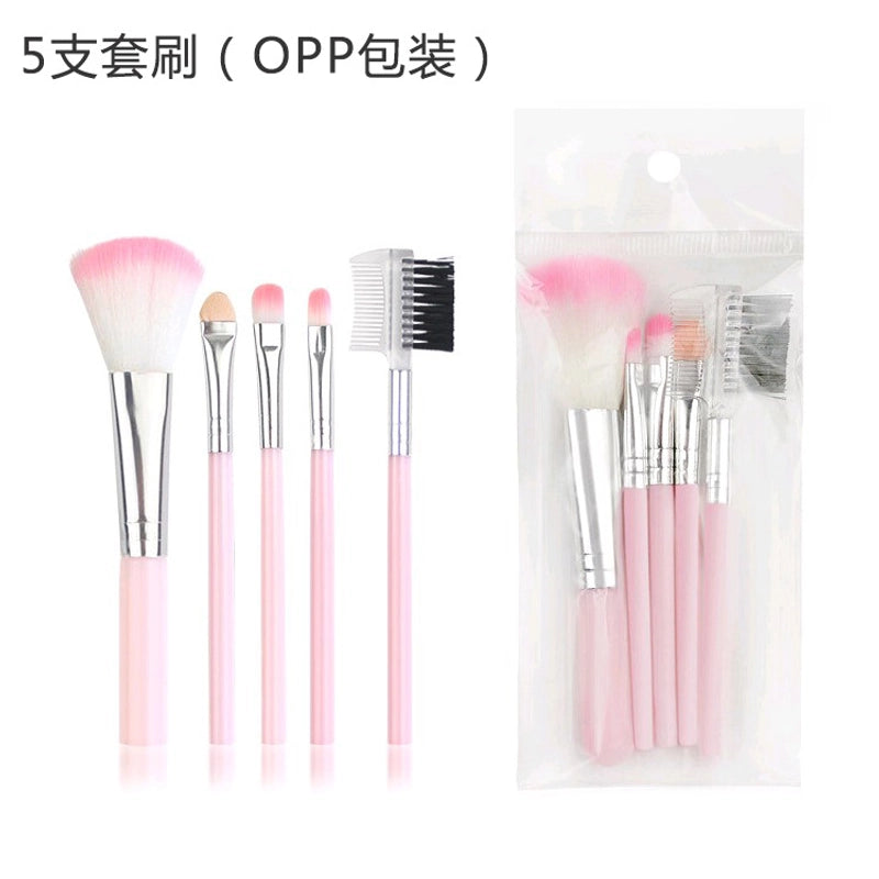 Fashion Artificial Fiber Plastic Plastic Handle Makeup Brushes 1 Set