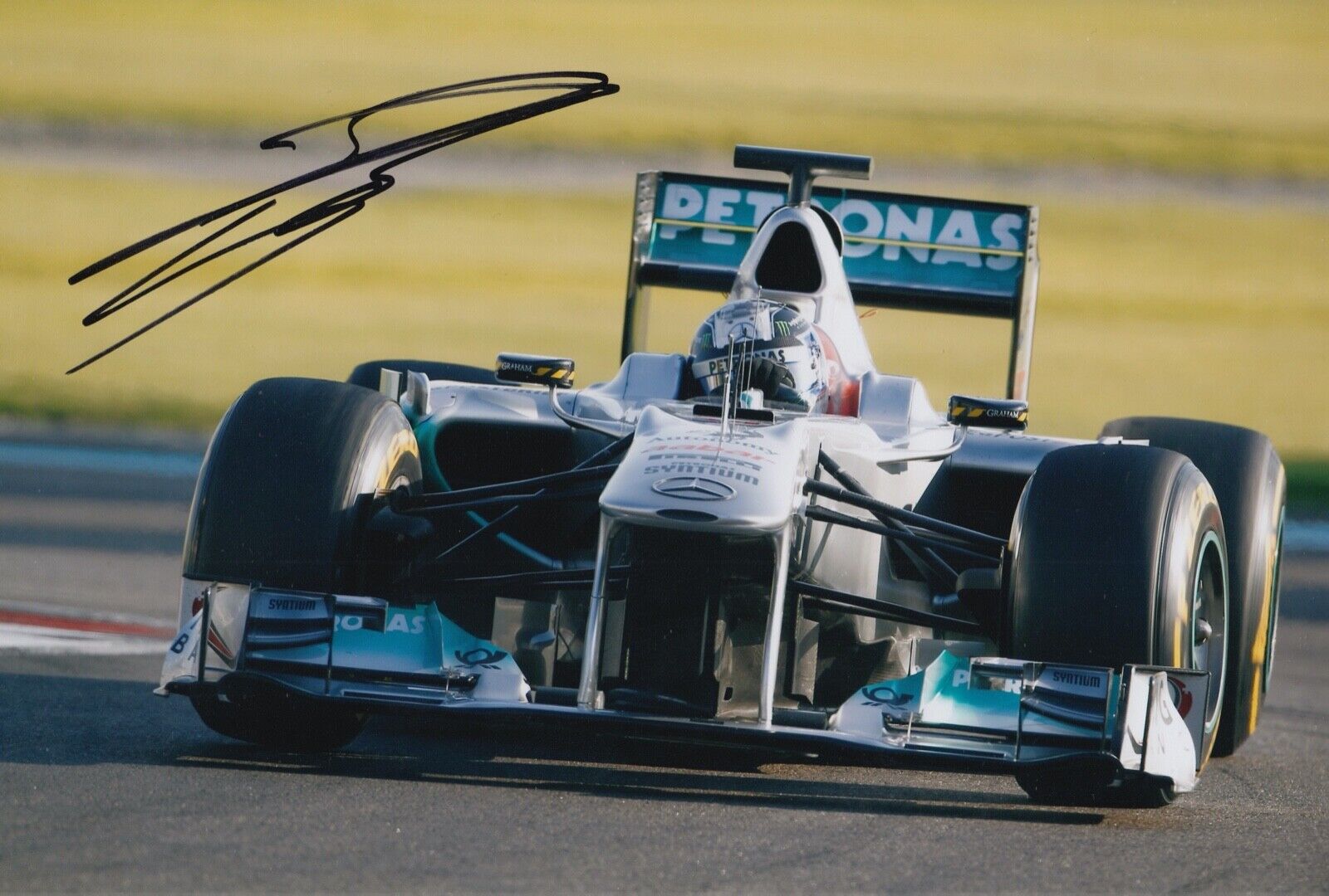 Sam Bird Hand Signed 12x8 Photo Poster painting F1 Autograph Mercedes AMG Petronas 9