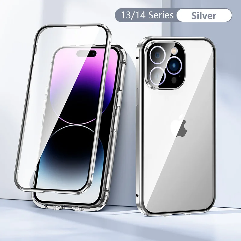 iPhone Privacy Double-sided Glass Phone Case