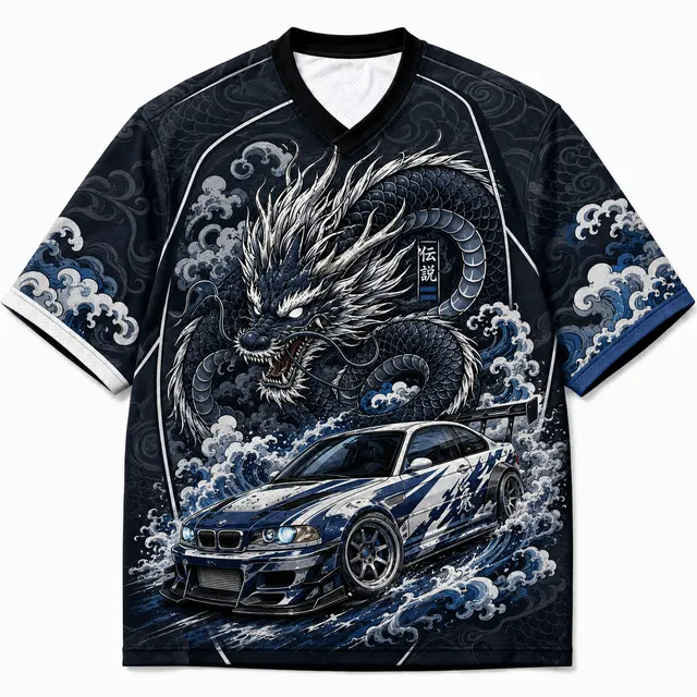 Techwear JDM Moto 23 Short Sleeve Jersey