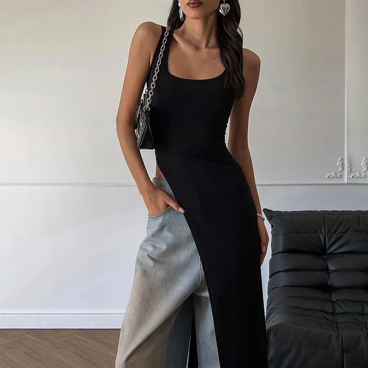 Popular Sleeveless Asymmetrical Top