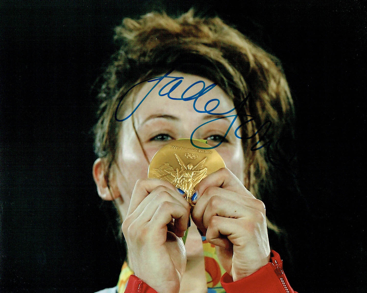 Jade JONES Taekwondo Rio 2016 Olympics Autograph Signed 10x8 Photo Poster painting 3 AFTAL COA